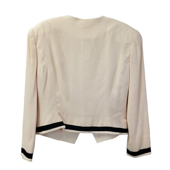 NWT Winter Silks Silk & Wool Blend Blazer Jacket Size 12 - Picture 2 of 5